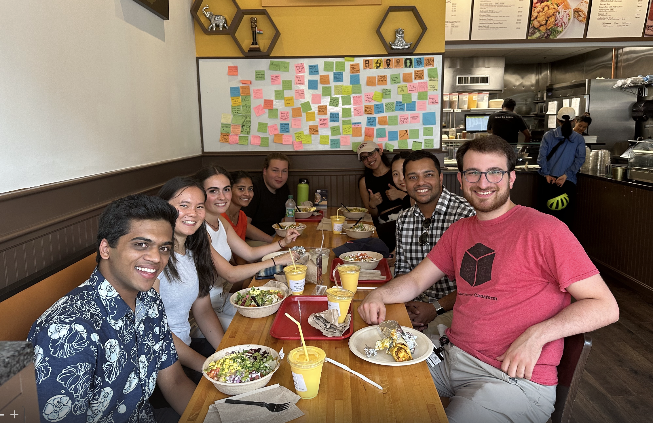 Lab lunch outing